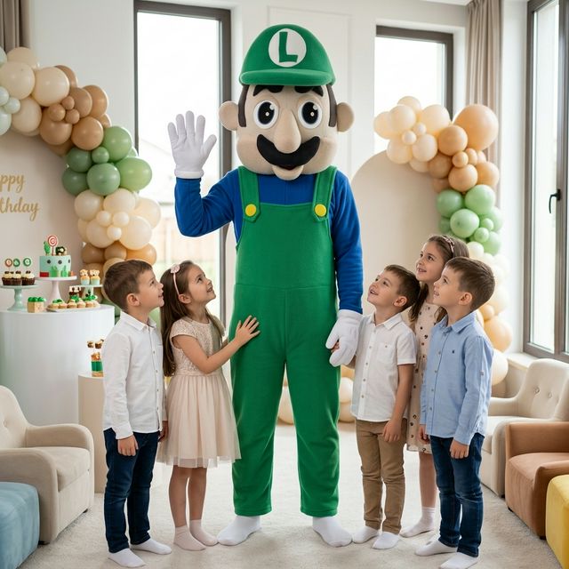 Luigi Mascot