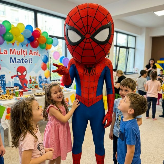 Spiderman Mascot