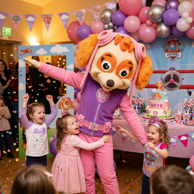 Skye PAW Patrol la petrecere